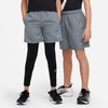 Nike Unisex Big Kids’ Multi Dri-FIT Training Shorts – Boys and Girls(Smoke Grey/White)
