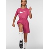Nike Unisex Big Kids’ Multi Dri-FIT Training Shorts – Boys and Girls(Sweet Beet/White)