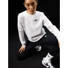 Nike Women’s Sportswear Club Fleece Crew-Neck Sweatshirt(Birch Heather/Black)
