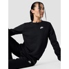 Nike Women’s Sportswear Club Fleece Crew-Neck Sweatshirt(Black/White)