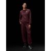 Nike Women’s Sportswear Club Fleece Crew-Neck Sweatshirt(Burgundy Crush/White)