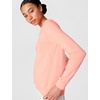 Nike Women’s Sportswear Club Fleece Crew-Neck Sweatshirt(Crimson Bliss/White)