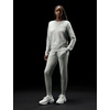 Nike Women’s Sportswear Club Fleece Crew-Neck Sweatshirt(Dark Grey Heather/White)