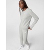 Nike Women’s Sportswear Club Fleece Crew-Neck Sweatshirt(Dark Grey Heather/White)