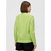 Nike Women’s Sportswear Club Fleece Crew-Neck Sweatshirt(Light Lemon Twist/White)