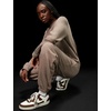 Nike Women’s Sportswear Club Fleece Crew-Neck Sweatshirt(Mink Brown/Heather/White)