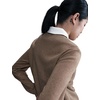 Nike Women’s Sportswear Club Fleece Crew-Neck Sweatshirt(Mink Brown/Heather/White)