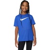 Nike Big Kids’ Legend Dri-FIT T-Shirt (Large Swoosh Logo) – Boys and Girls(Game Royal)