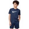 Nike Big Kids’ Legend Dri-FIT T-Shirt (Large Swoosh Logo) – Boys and Girls(Midnight Navy)