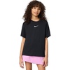 Nike Girls’ Sportswear Essential Boyfriend T-Shirt(Black)