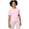 Nike Girls’ Sportswear Essential Boyfriend T-Shirt(Med Soft Pink)