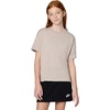 Nike Girls’ Sportswear Essential Boyfriend T-Shirt(Moon Particle)