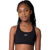 Nike Girls’ Swoosh Sports Bra(Black/White)