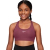Nike Girls’ Swoosh Sports Bra(Pink Smoke)