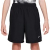 Nike Unisex Big Kids’ Multi Dri-FIT Training Shorts – Boys and Girls(Black/White)