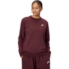 Nike Women’s Sportswear Club Fleece Crew-Neck Sweatshirt(Burgundy Crush/White)