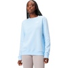 Nike Women’s Sportswear Club Fleece Crew-Neck Sweatshirt(Celestine Blue/White)
