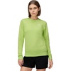 Nike Women’s Sportswear Club Fleece Crew-Neck Sweatshirt(Light Lemon Twist/White)