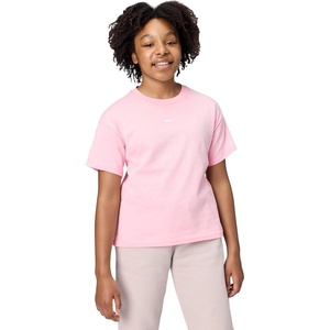 Nike Girls’ Sportswear Essential Boyfriend T-Shirt(Med Soft Pink)