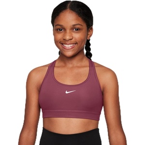 Nike Girls’ Swoosh Sports Bra(Pink Smoke)