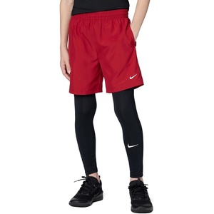 Nike Unisex Big Kids’ Multi Dri-FIT Training Shorts – Boys and Girls(Tough Red/White)