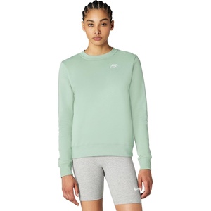 Nike Women’s Sportswear Club Fleece Crew-Neck Sweatshirt(Steam/White)