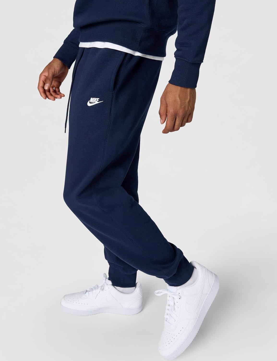 image:imageNike Mens Club JoggersObsidianObsidianWhite