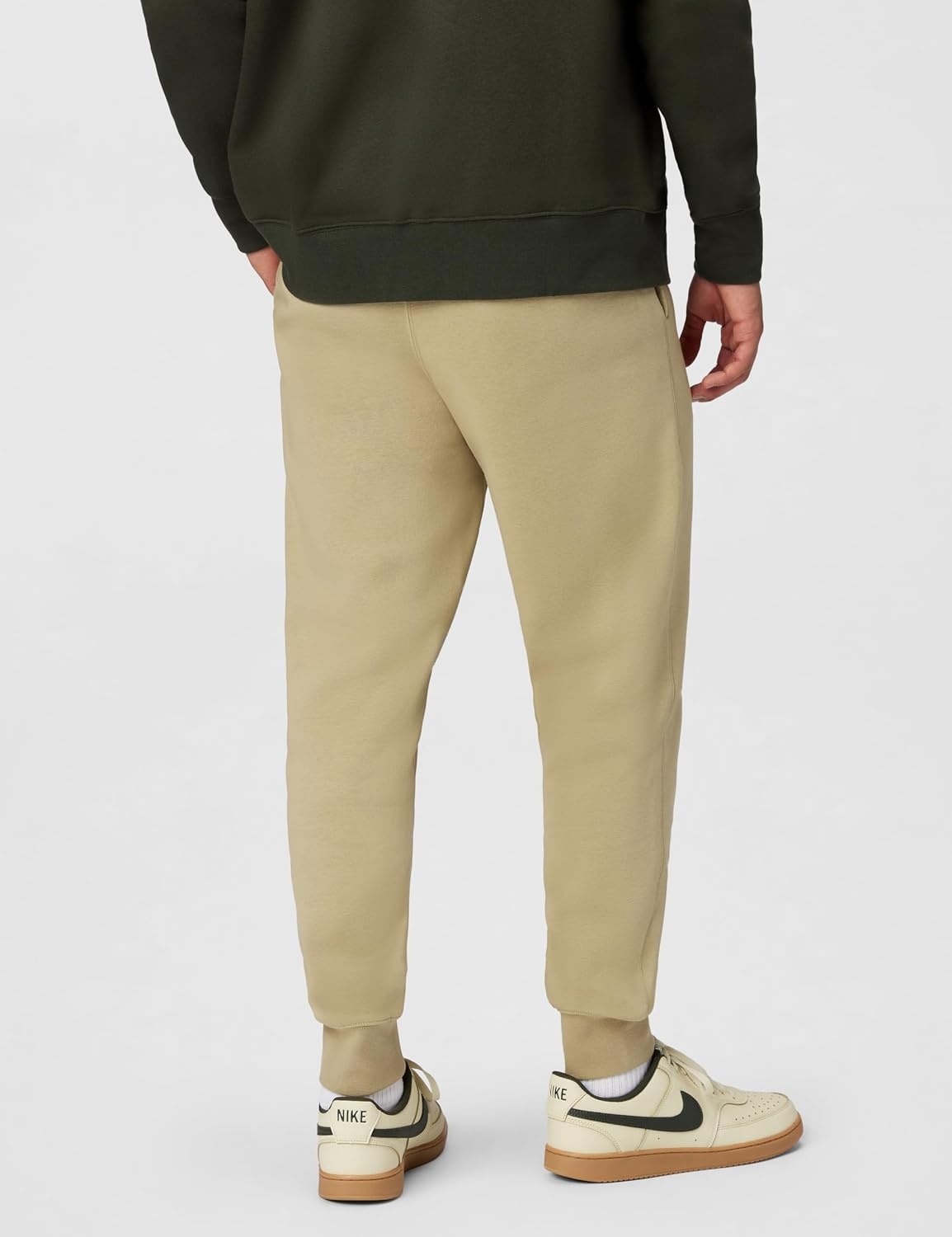 image:imageNike Mens Club JoggersParachute BeigeParachute BeigeWhite