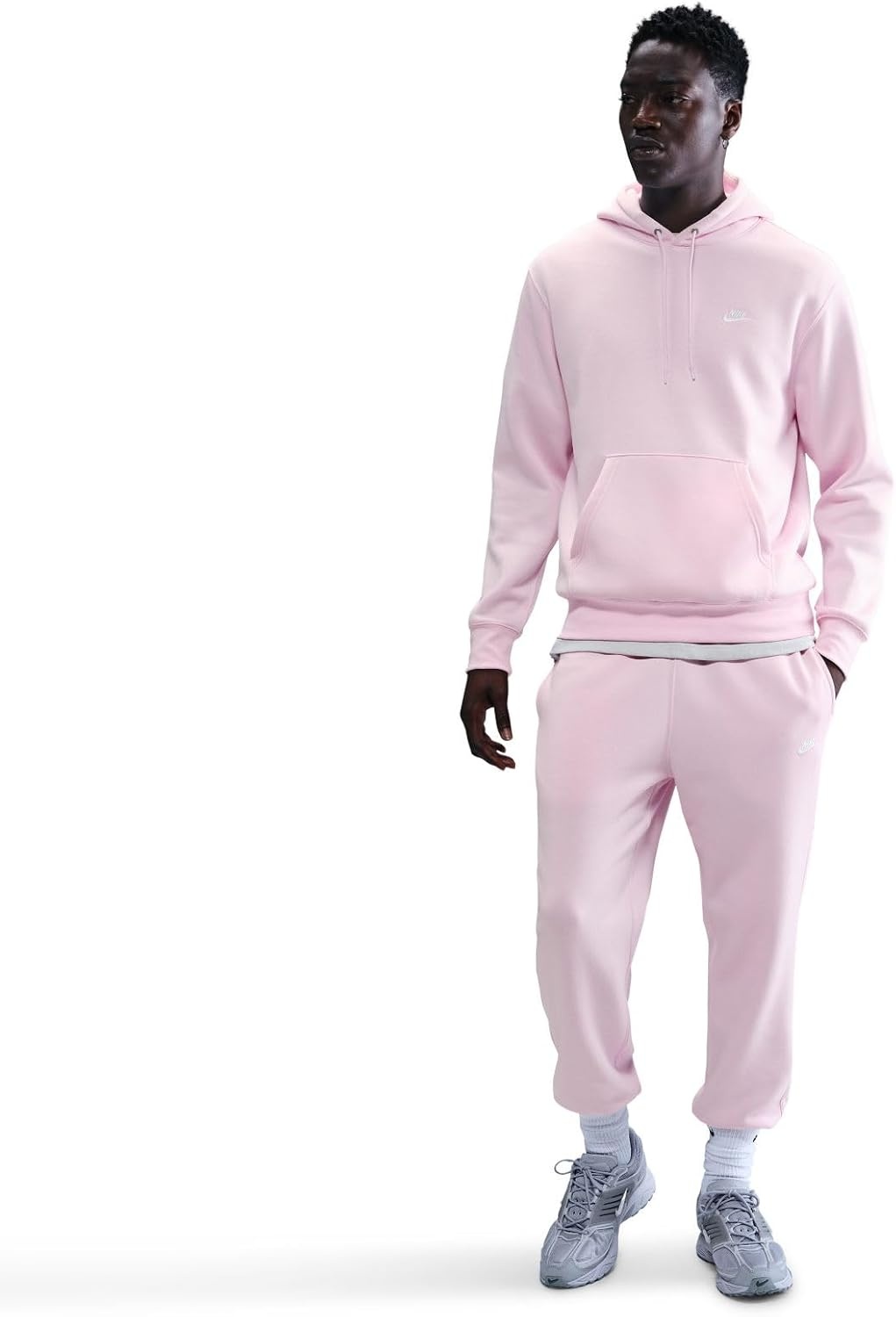 image:imageNike Mens Club JoggersPink FoamPink FoamWhite