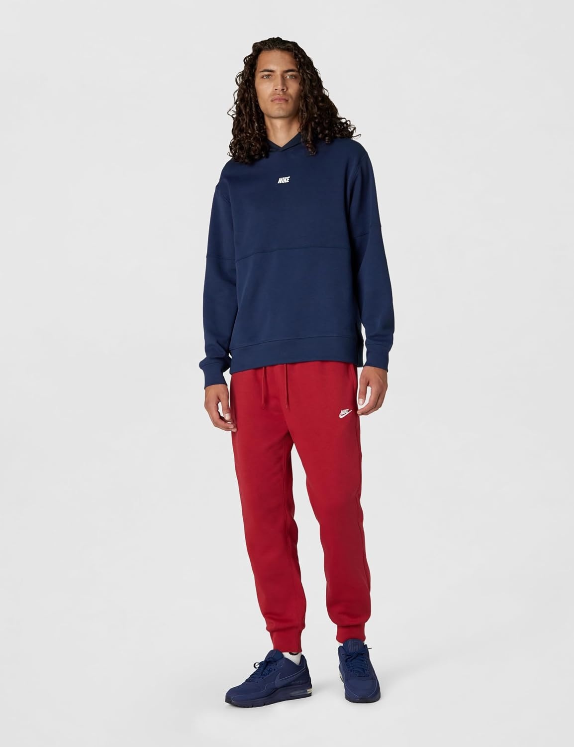 image:imageNike Mens Club JoggersTough RedTough RedWhite