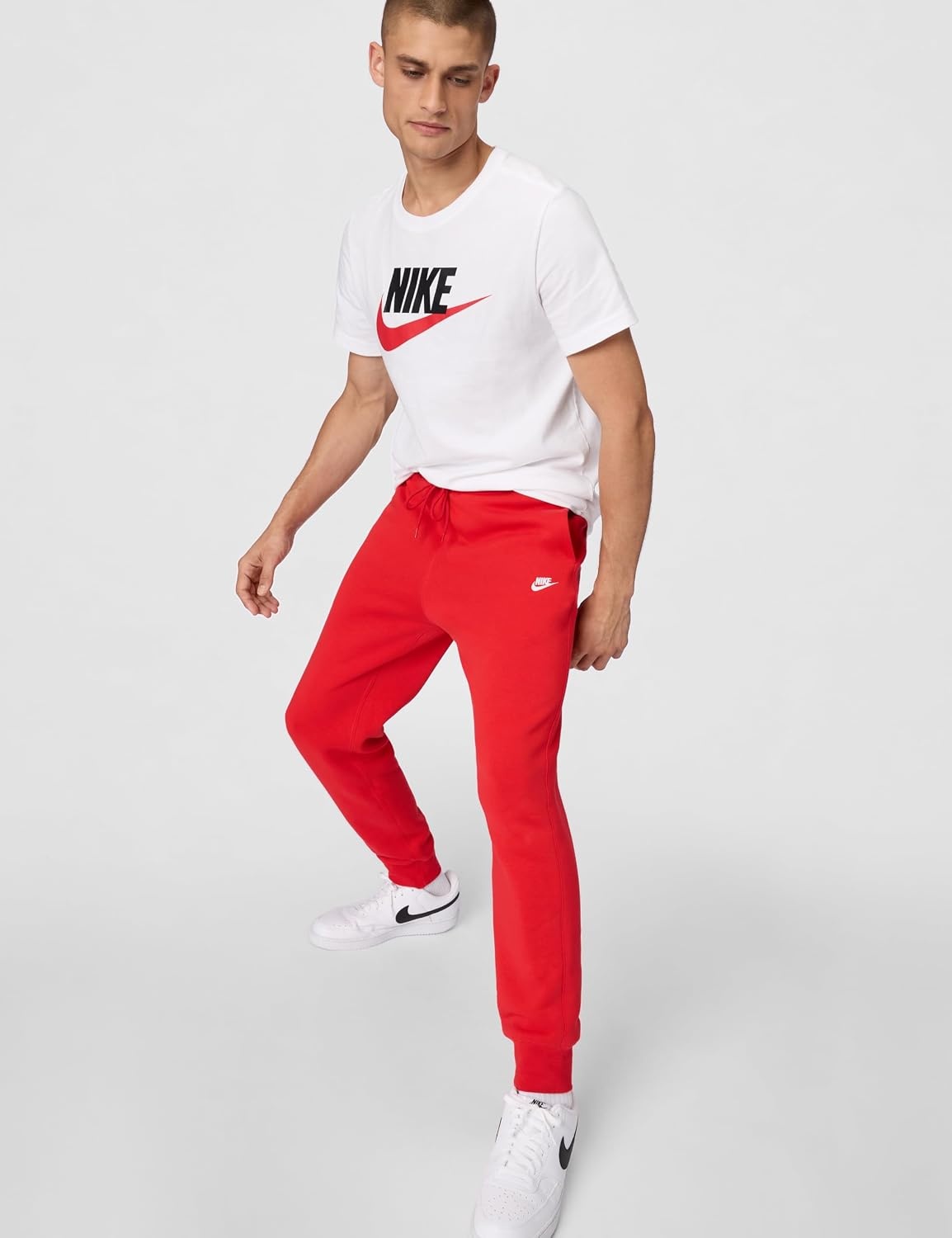 image:imageNike Mens Club JoggersUniversity RedUniversity RedWhite