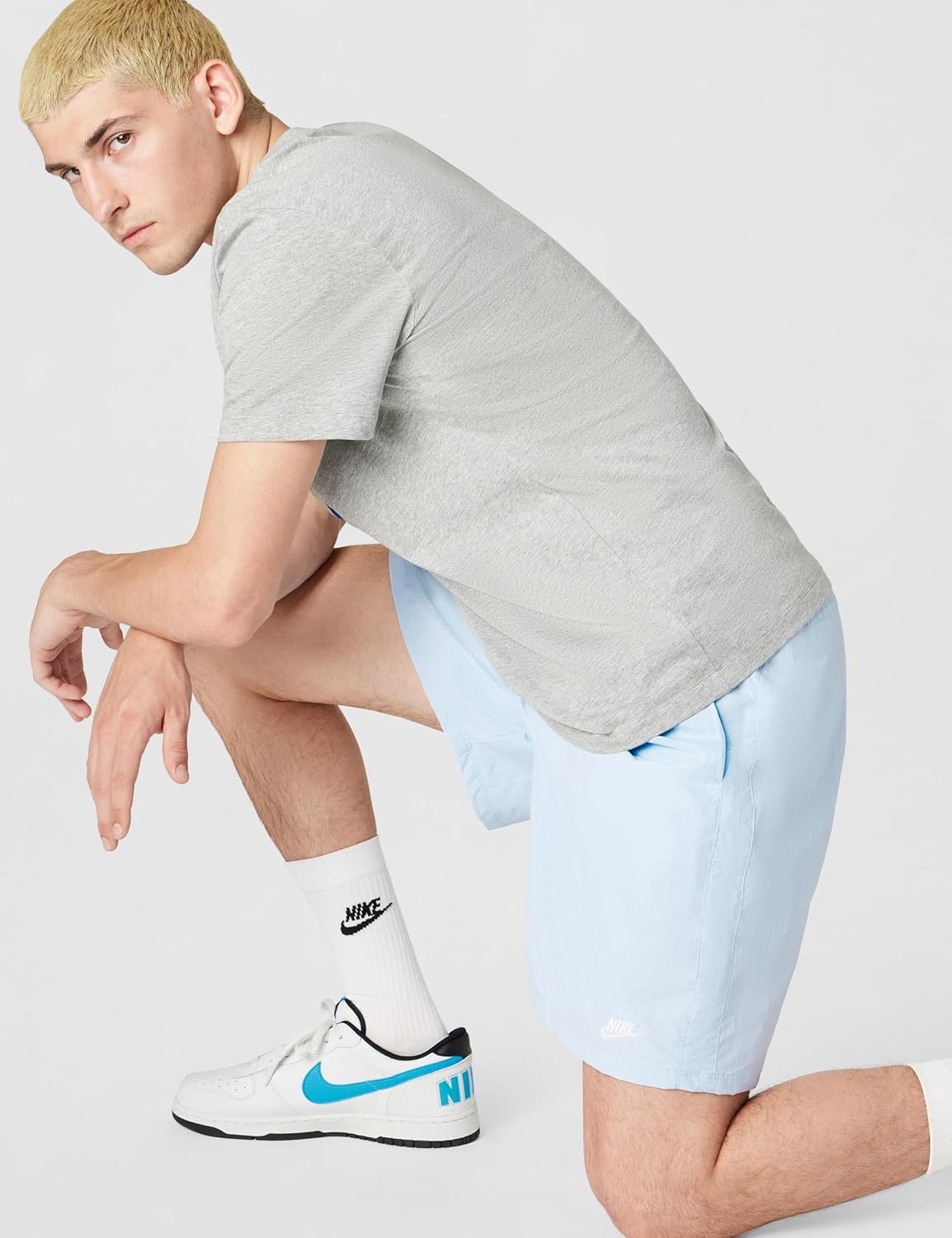 image:imageNike Mens Club Sport ShortHydrogen BlueWhite