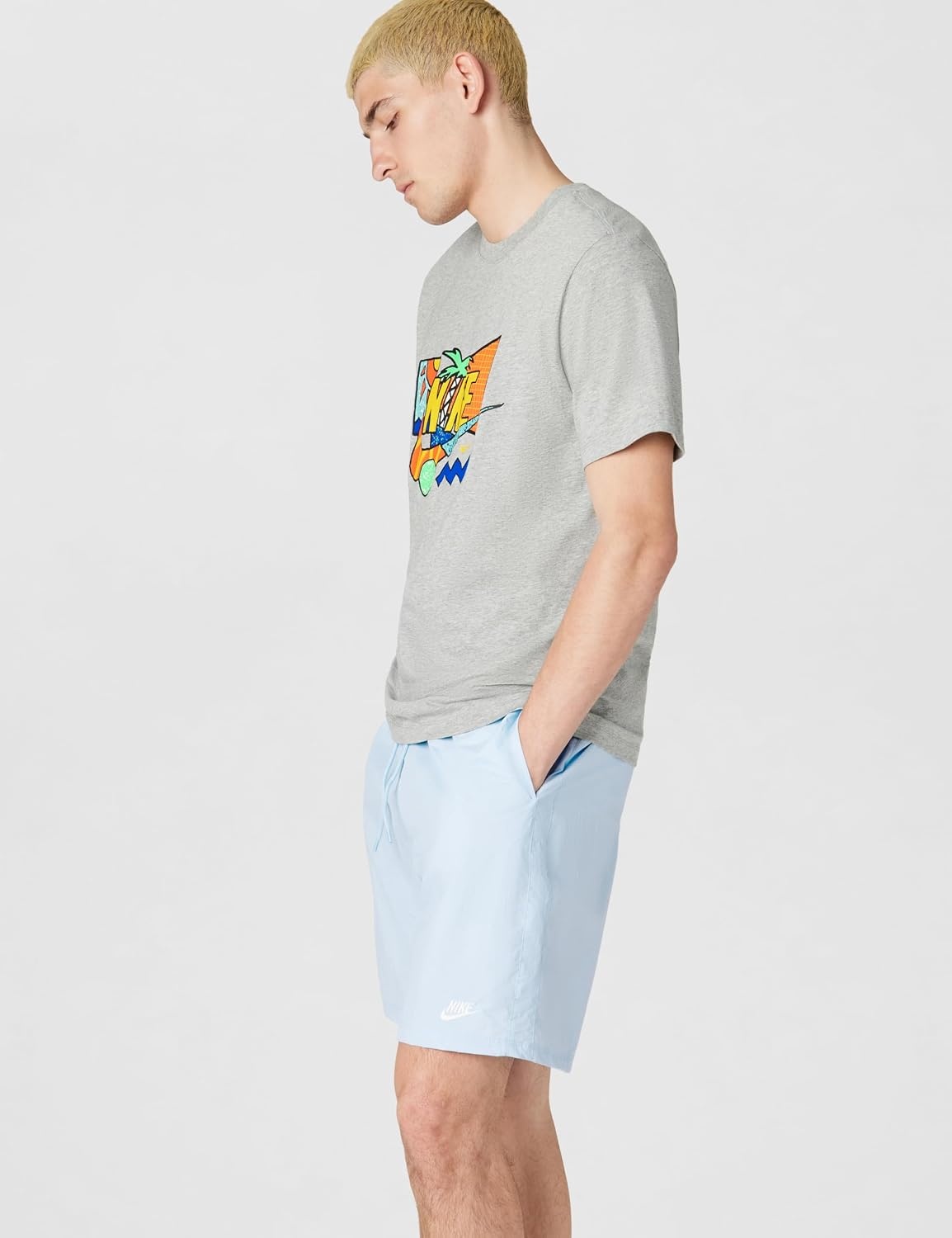 image:imageNike Mens Club Sport ShortHydrogen BlueWhite
