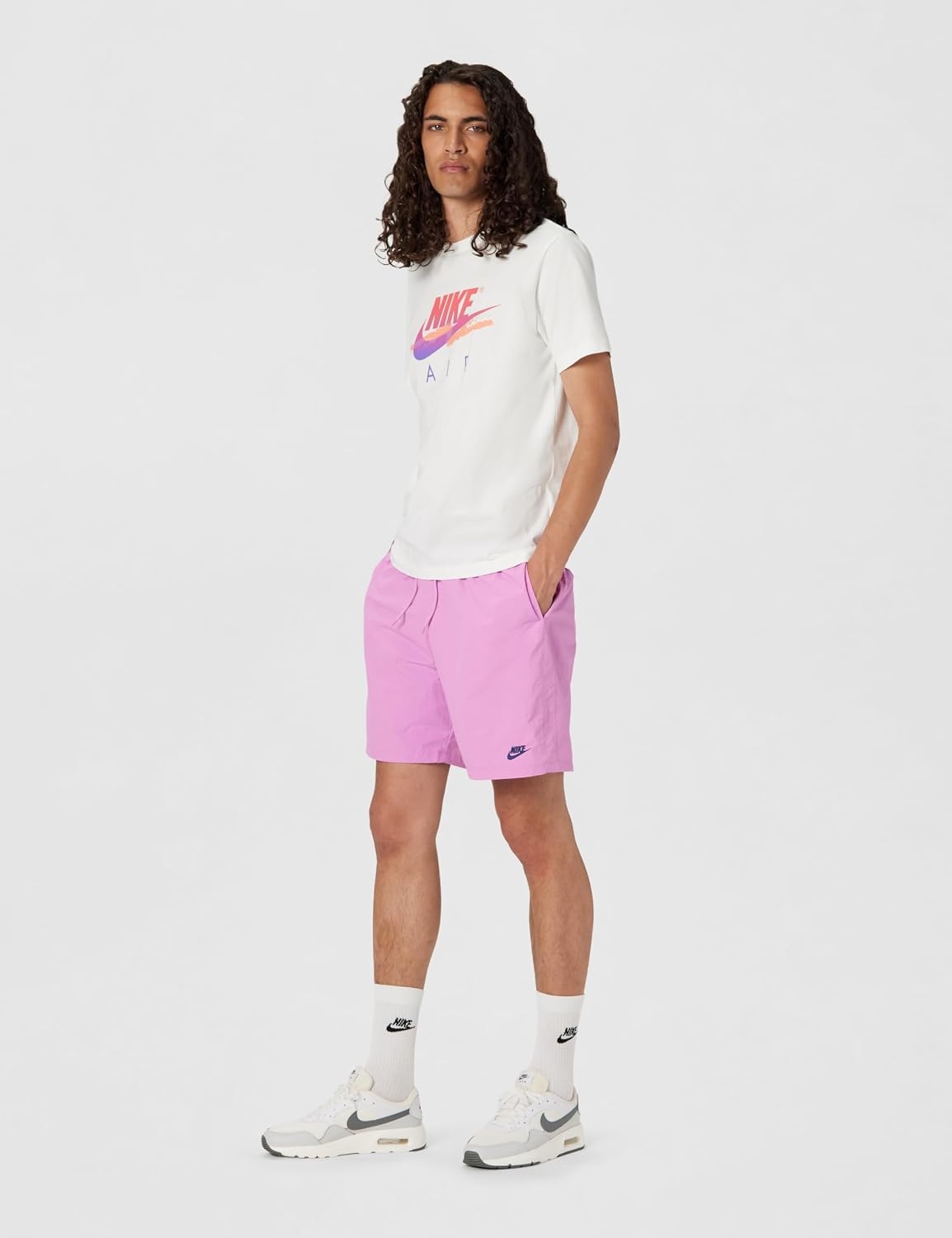 image:imageNike Mens Club Sport ShortLight MagentaMidnight Navy