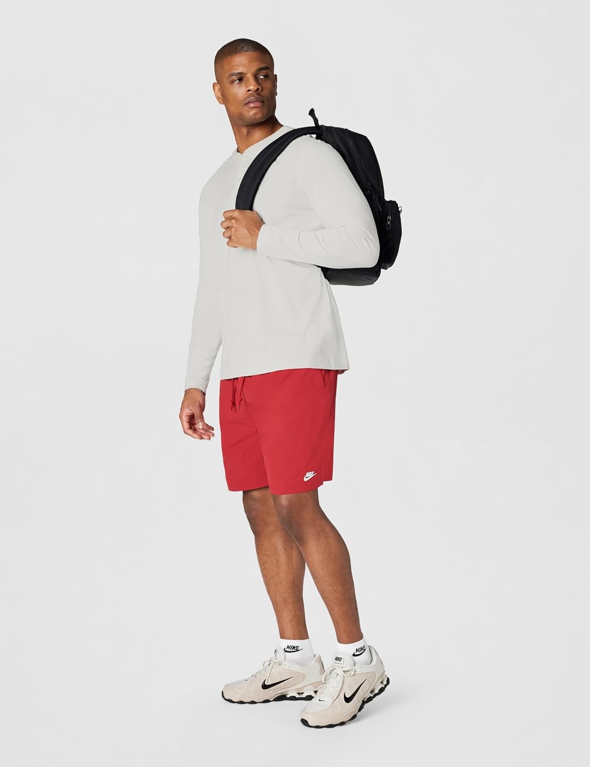 image:imageNike Mens Club Sport ShortTough RedWhite