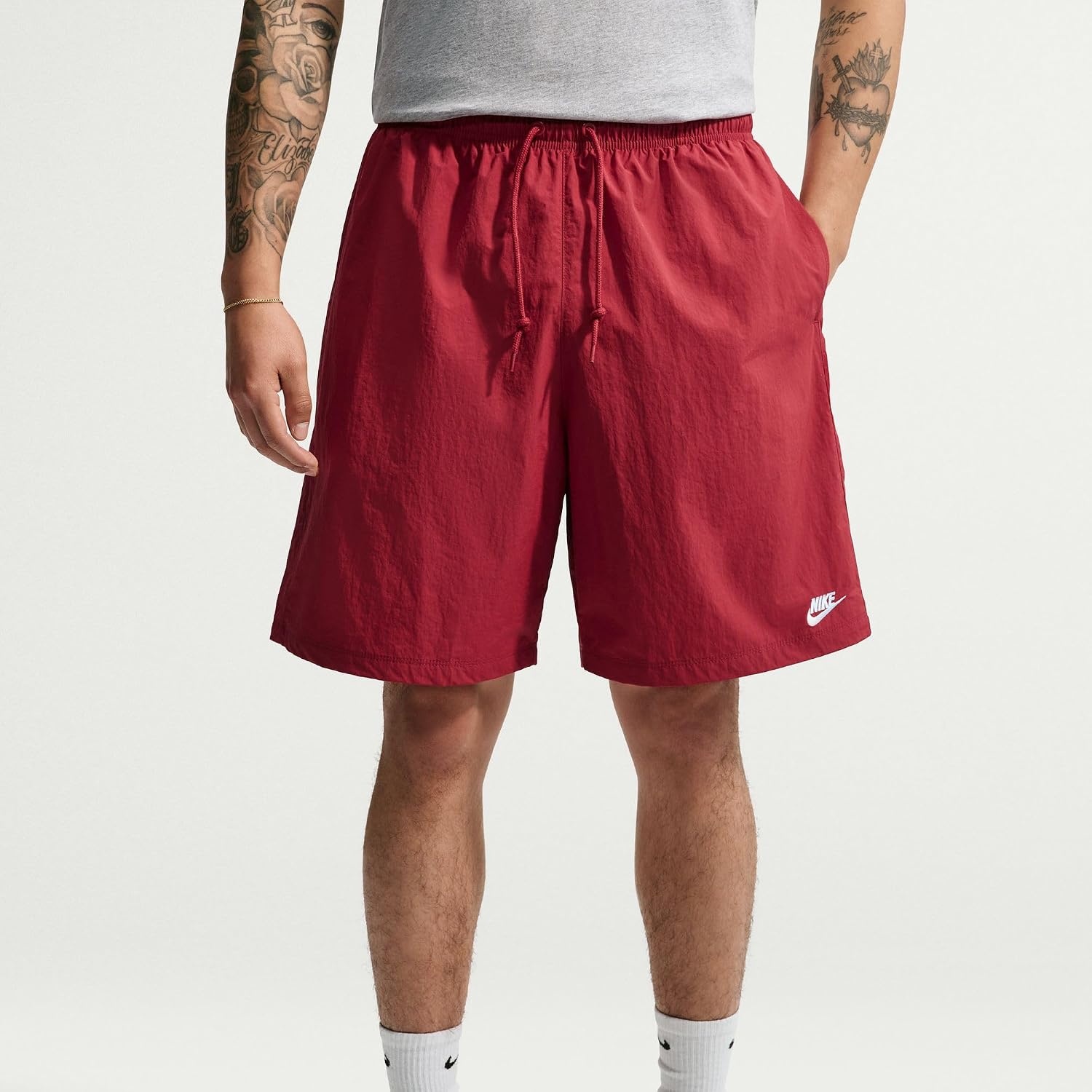 image:imageNike Mens Club Sport ShortTough RedWhite