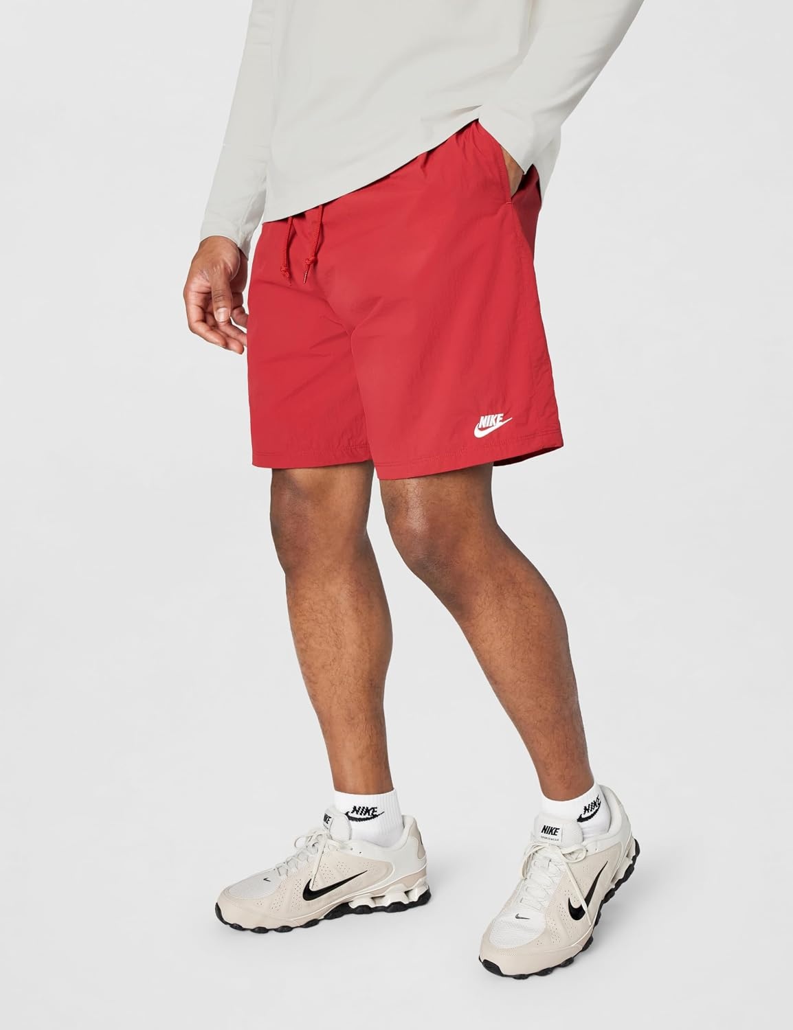 image:imageNike Mens Club Sport ShortTough RedWhite