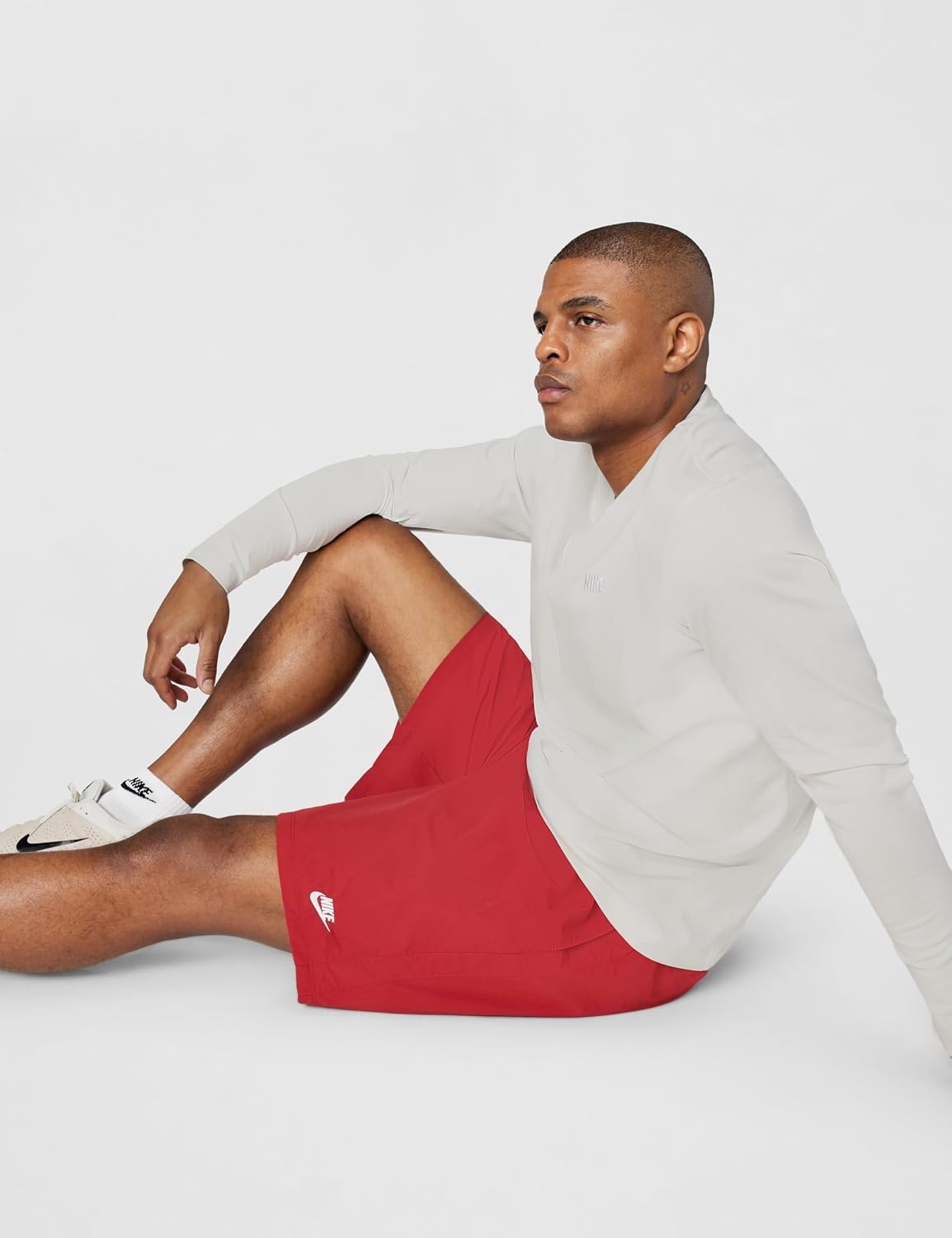 image:imageNike Mens Club Sport ShortTough RedWhite