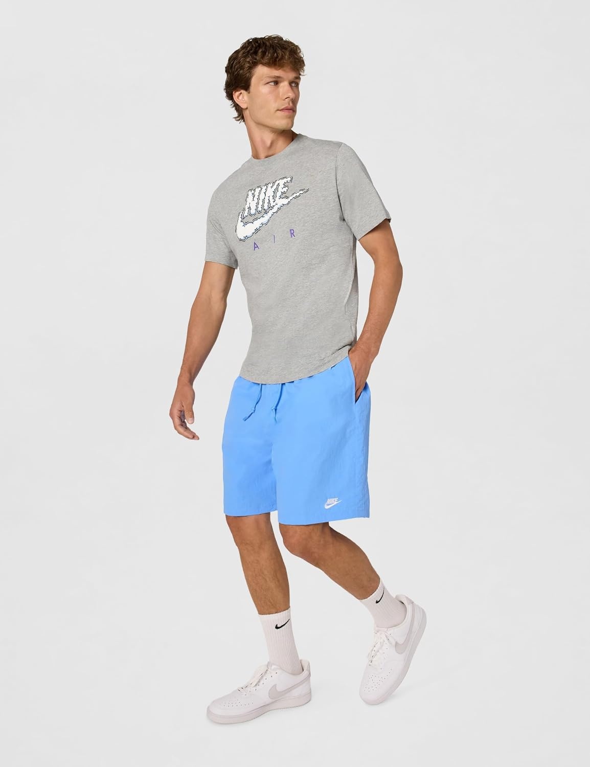 image:imageNike Mens Club Sport ShortUniversity BlueWhite