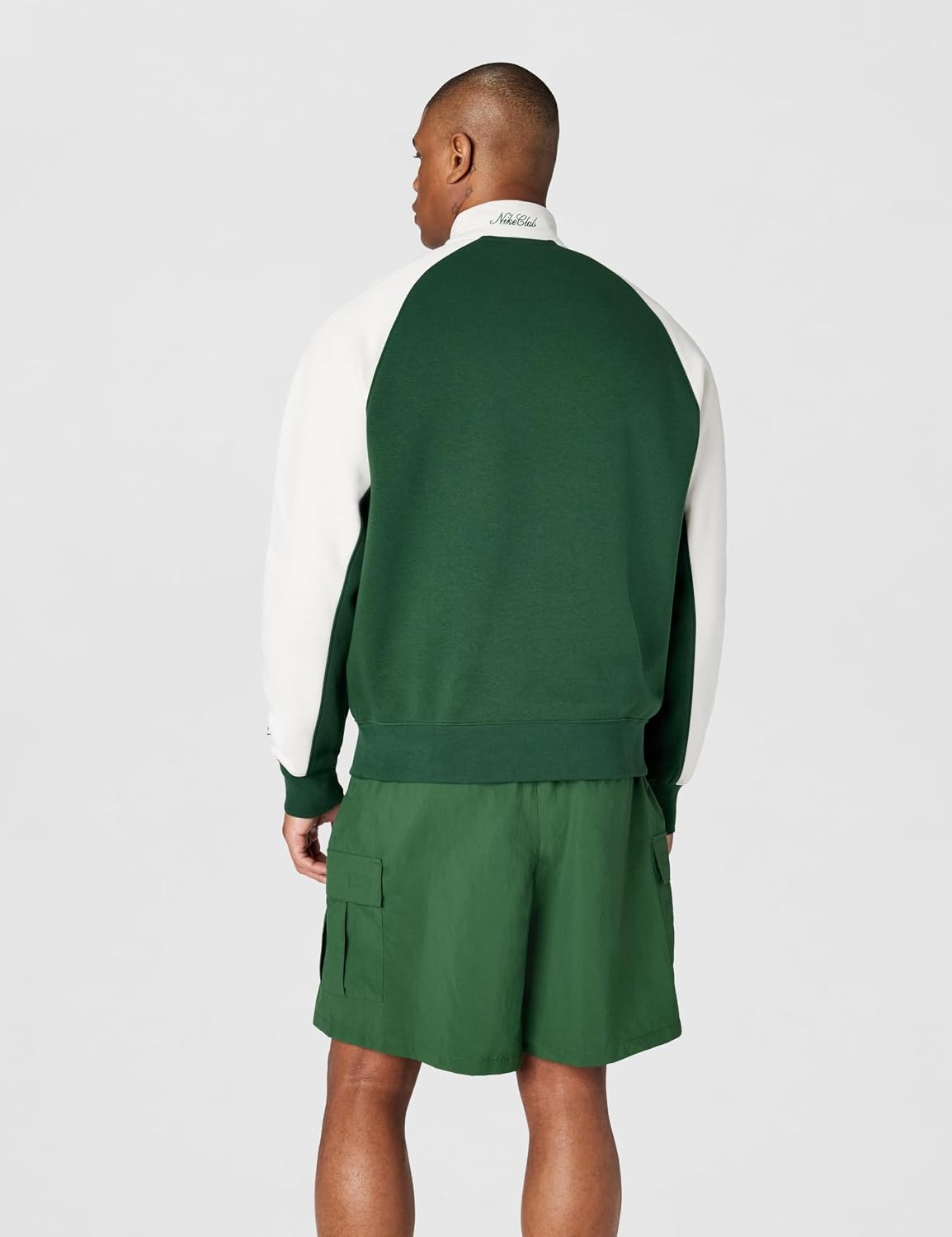 image:imageNike Mens Sportswear Club Halfzip Fleece SweatshirtFirPhantom