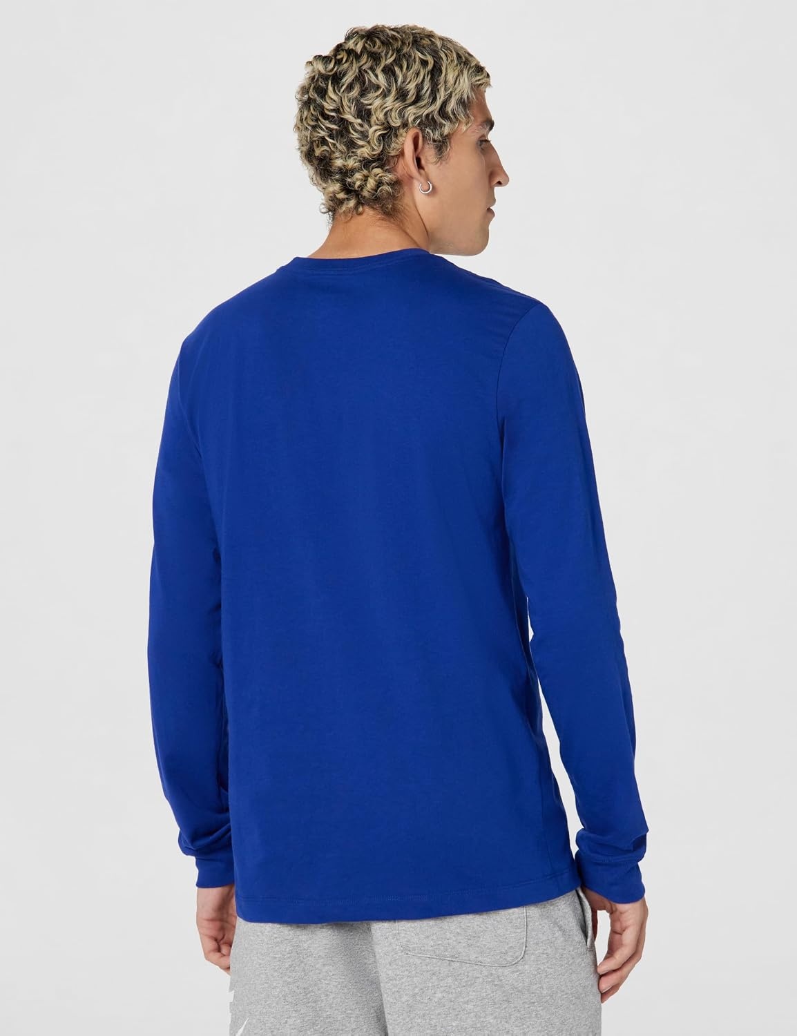 image:imageNike Mens Sportswear Club LongSleeve TShirtDeep Royal Blue