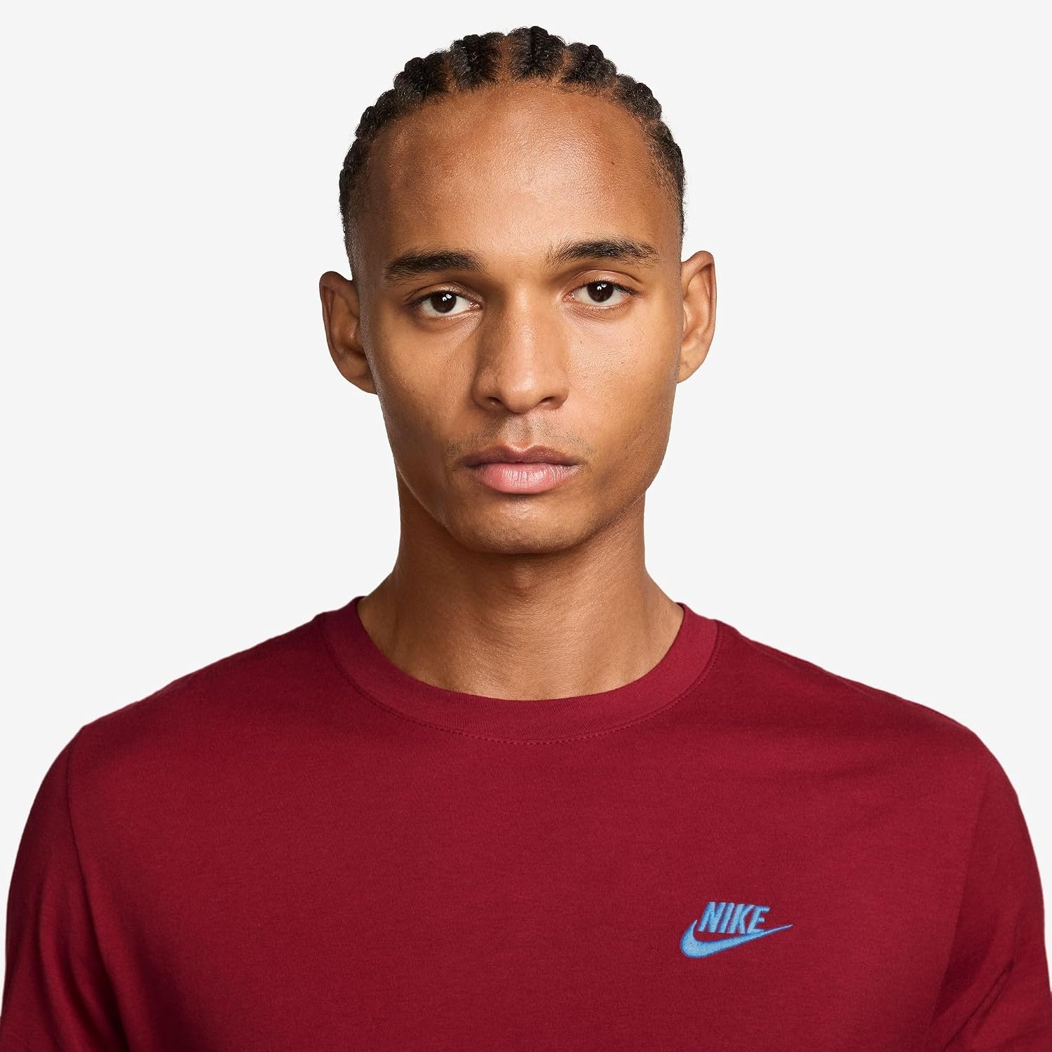 image:imageNike Mens Sportswear Club LongSleeve TShirtTough Red
