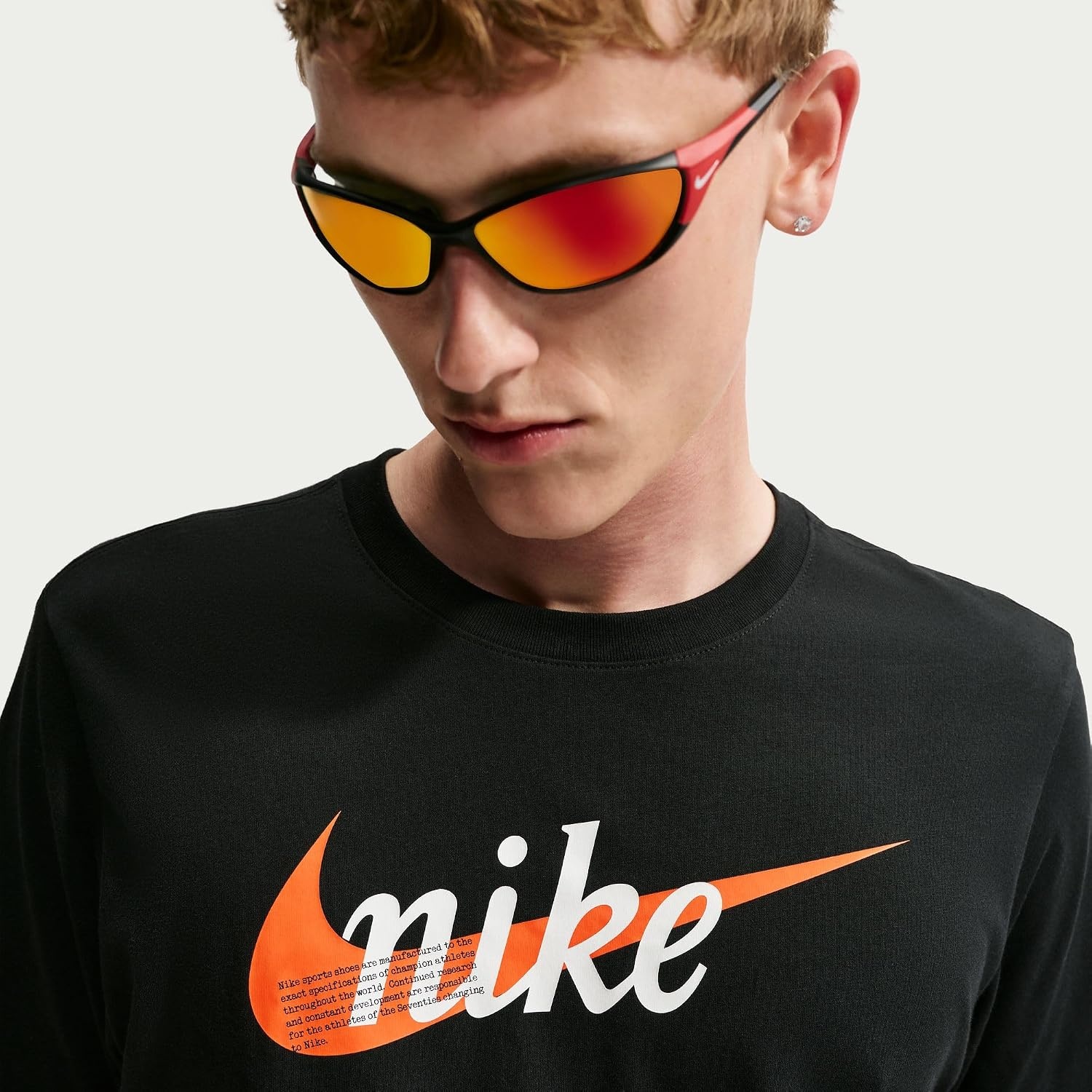 image:imageNike Mens Sportswear TShirt Graphic Tee ShirtBlack