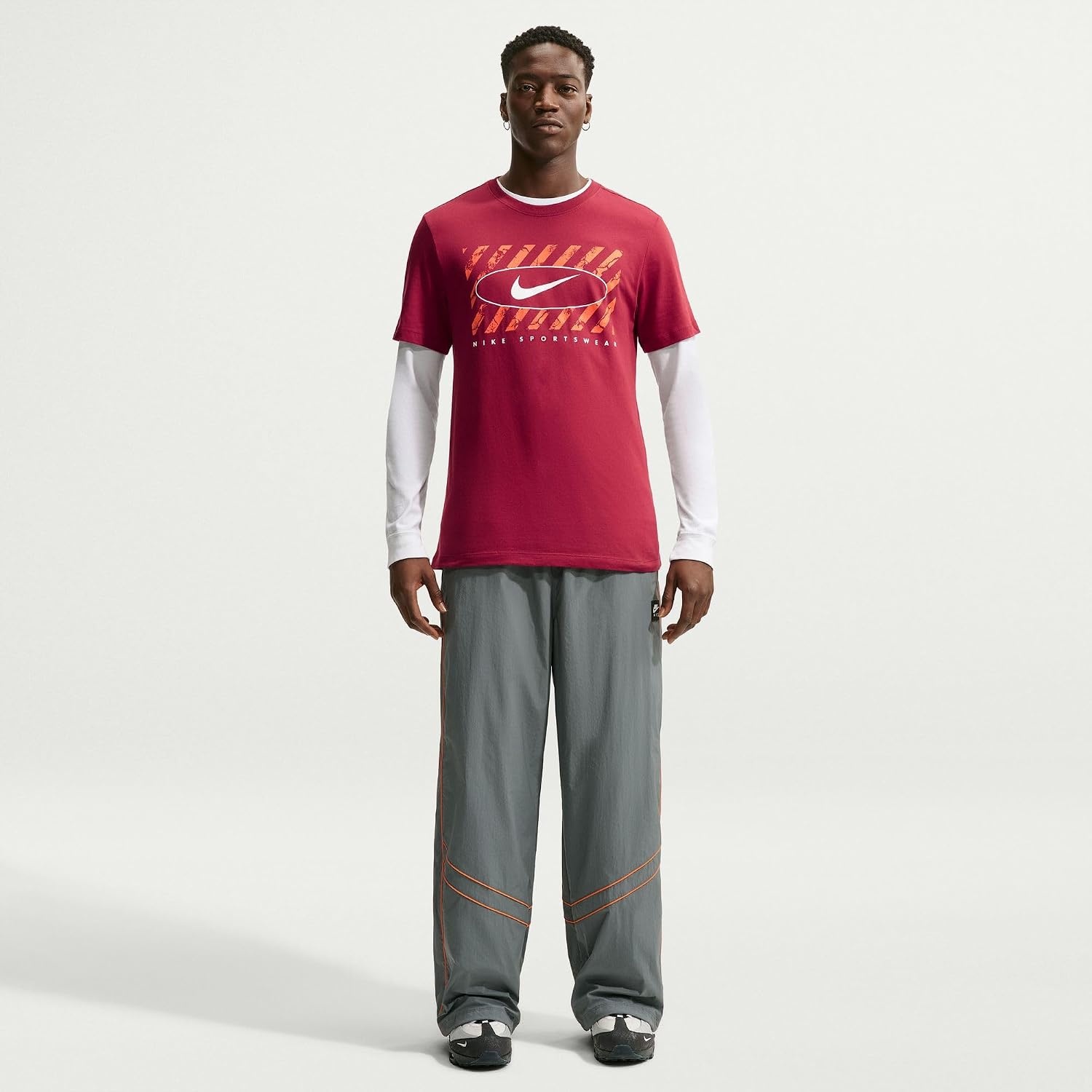 image:imageNike Mens Sportswear Tee Shirt Graphic TShirtTough Red