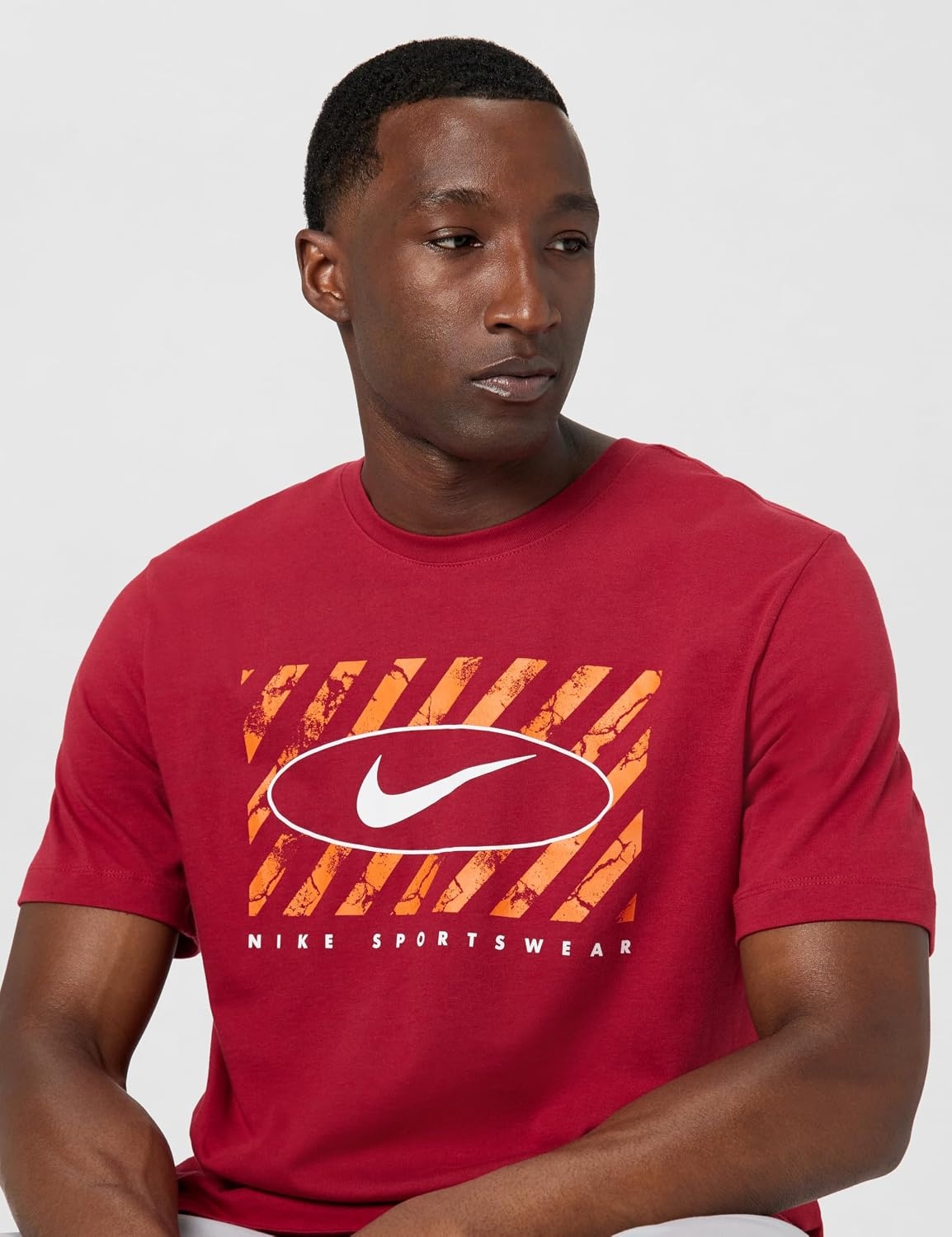 image:imageNike Mens Sportswear Tee Shirt Graphic TShirtTough Red
