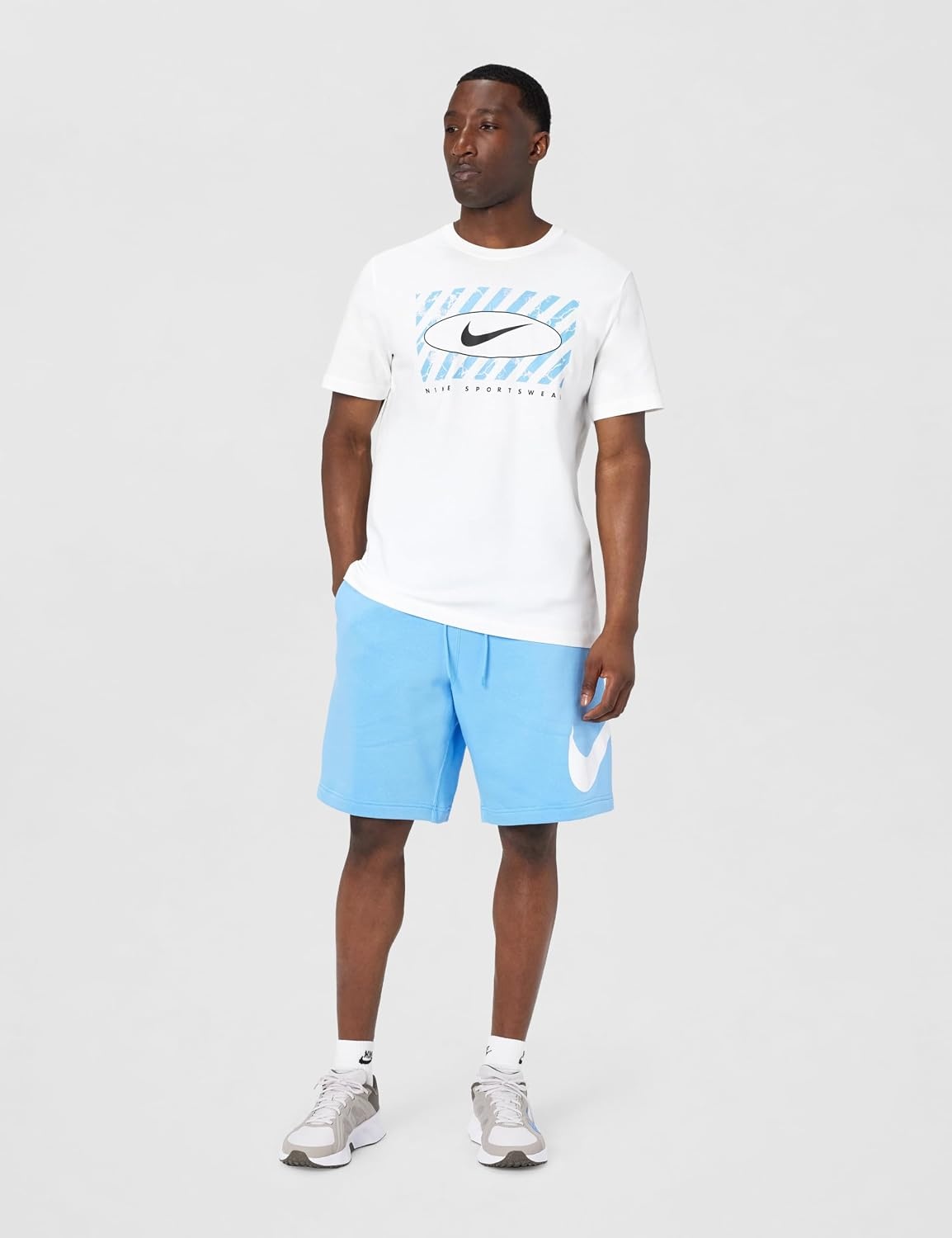 image:imageNike Mens Sportswear Tee Shirt Graphic TShirtWhite