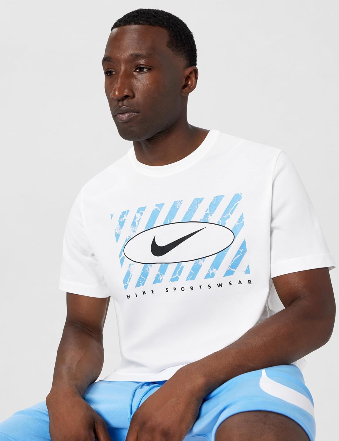 image:imageNike Mens Sportswear Tee Shirt Graphic TShirtWhite