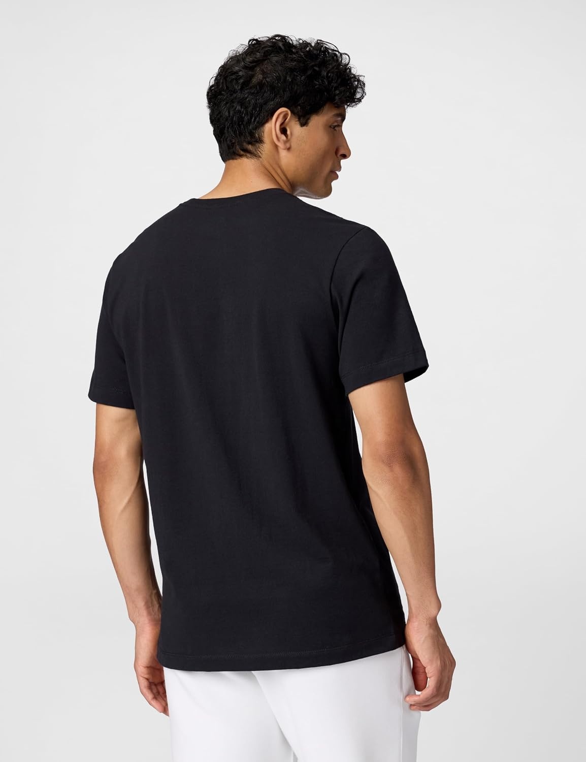 image:imageNike Mens Swoosh Sportswear TShirtBlackWhite