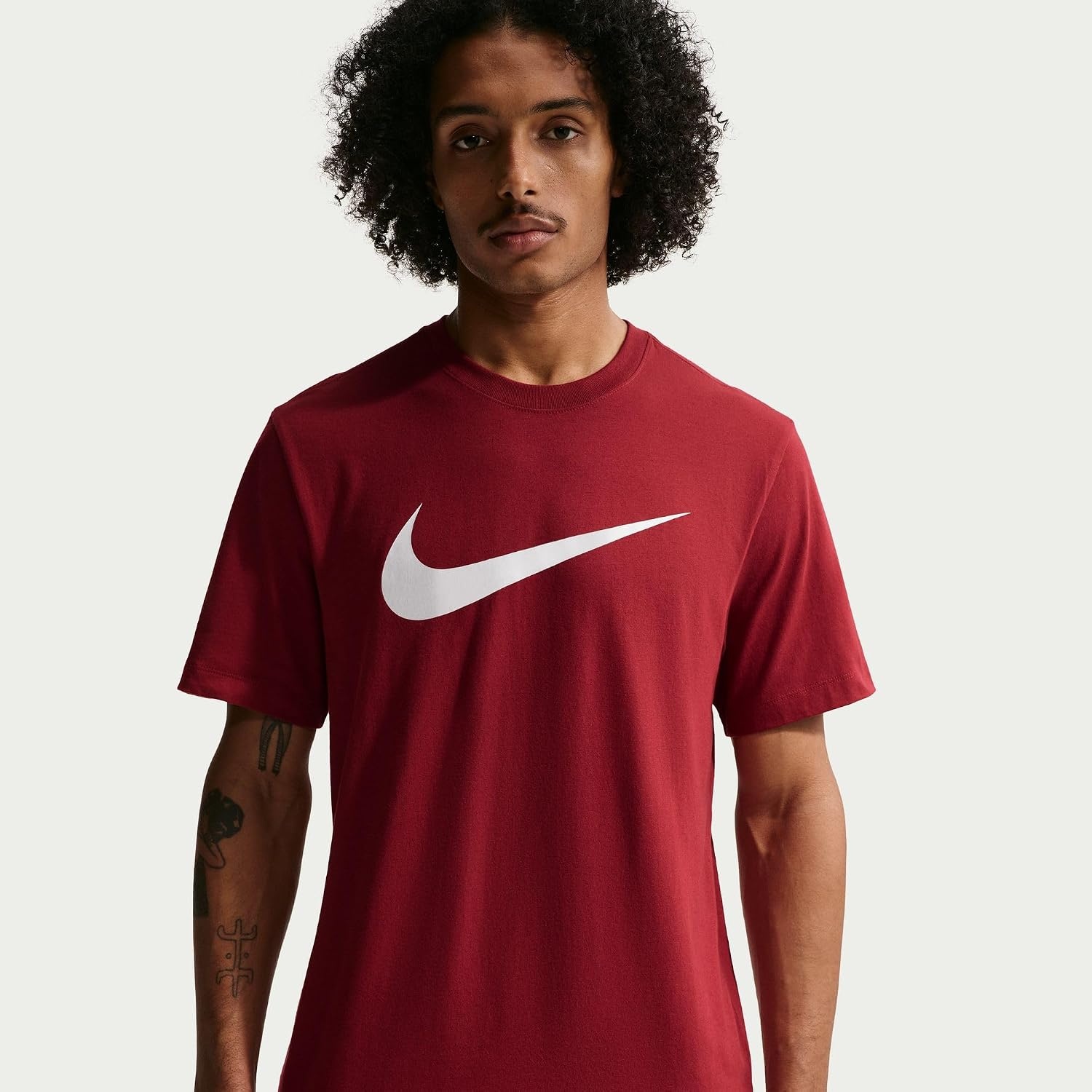 image:imageNike Mens Swoosh Sportswear TShirtTeam Crimson