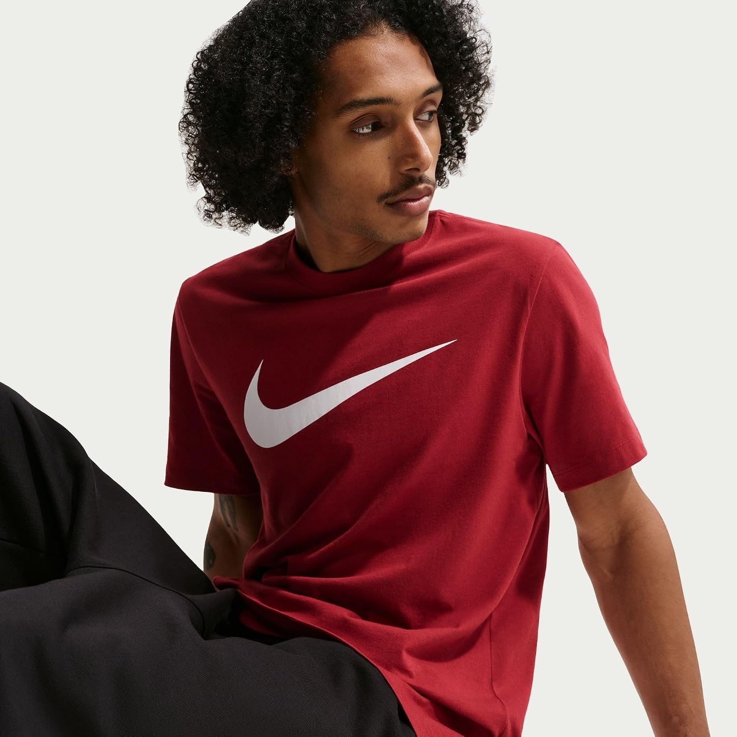 image:imageNike Mens Swoosh Sportswear TShirtTeam Crimson